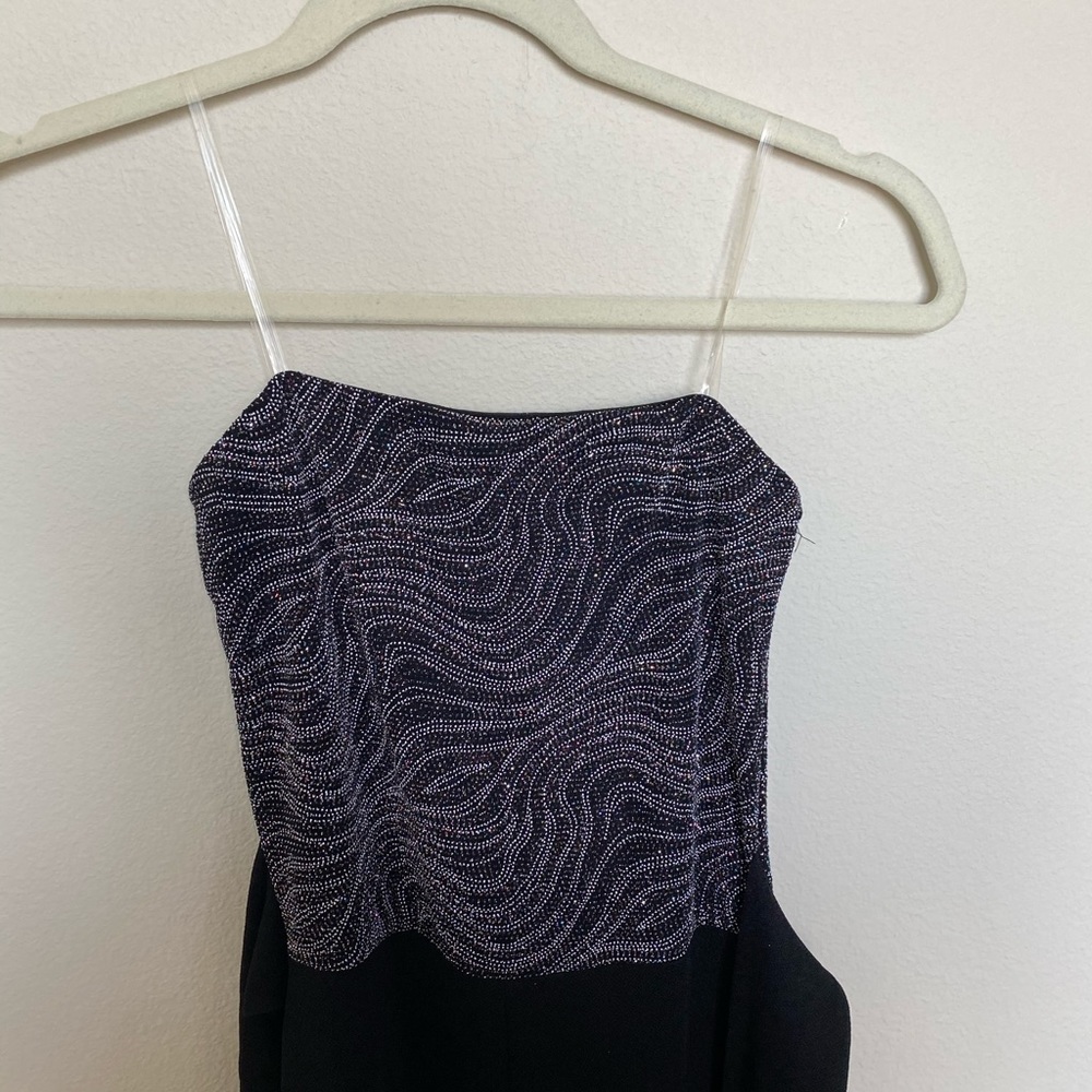 Gorgeous strapless black jumpsuit NWOT